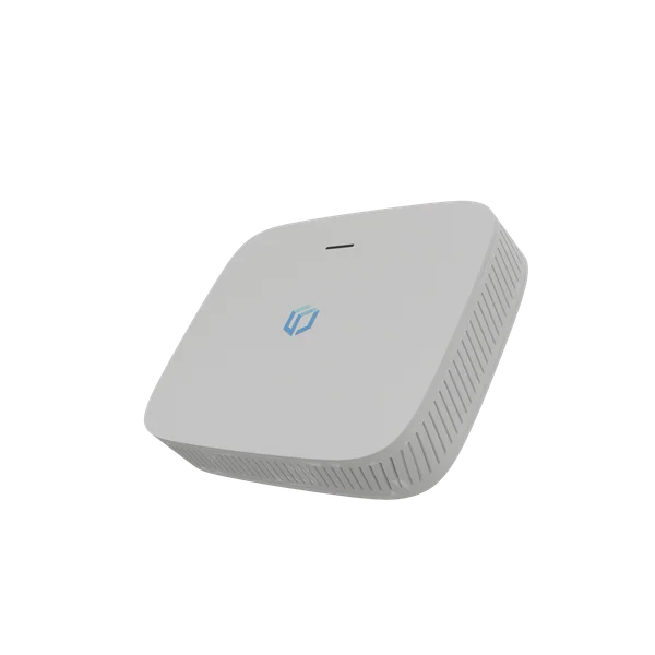 Link+ One Gateway - Side profile showcasing slim form factor and antenna connections
